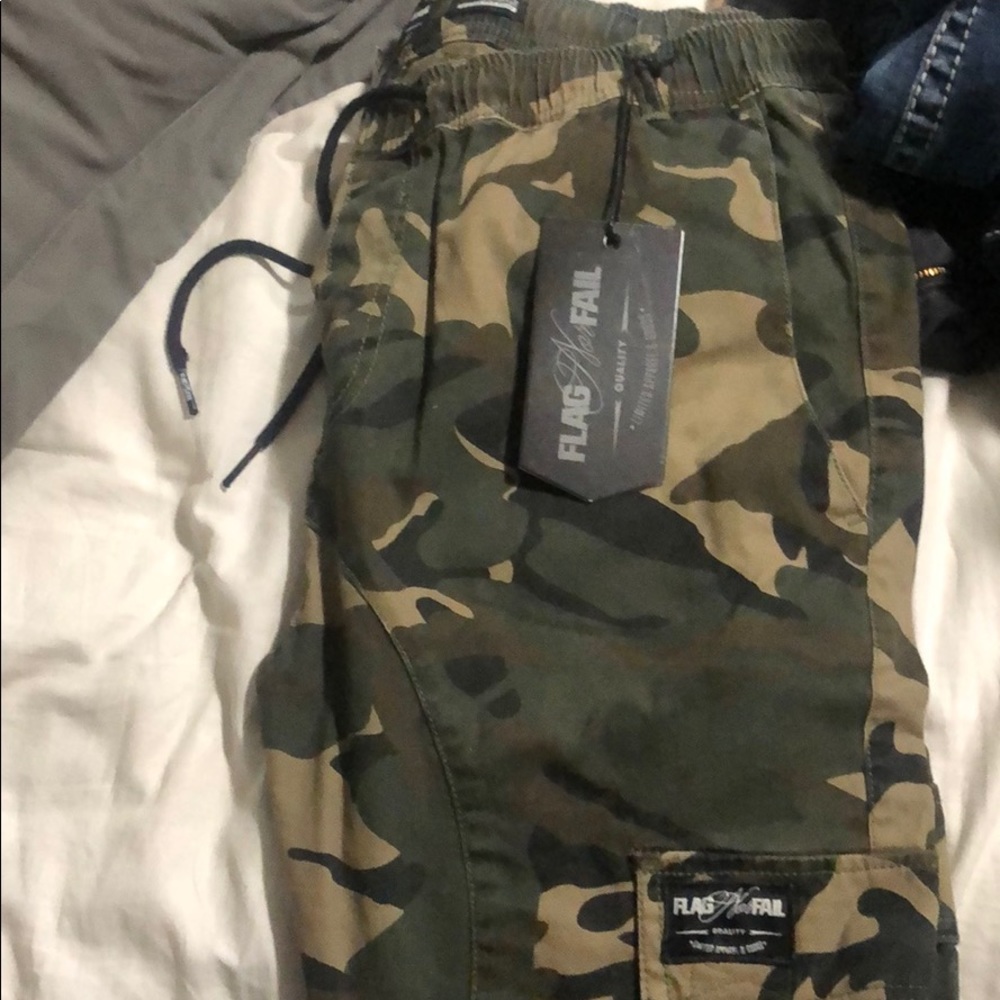 Flag nor Fail - Large camo joggers. New